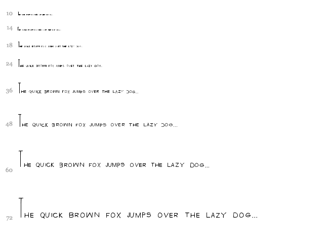 Men In Black Credits font waterfall